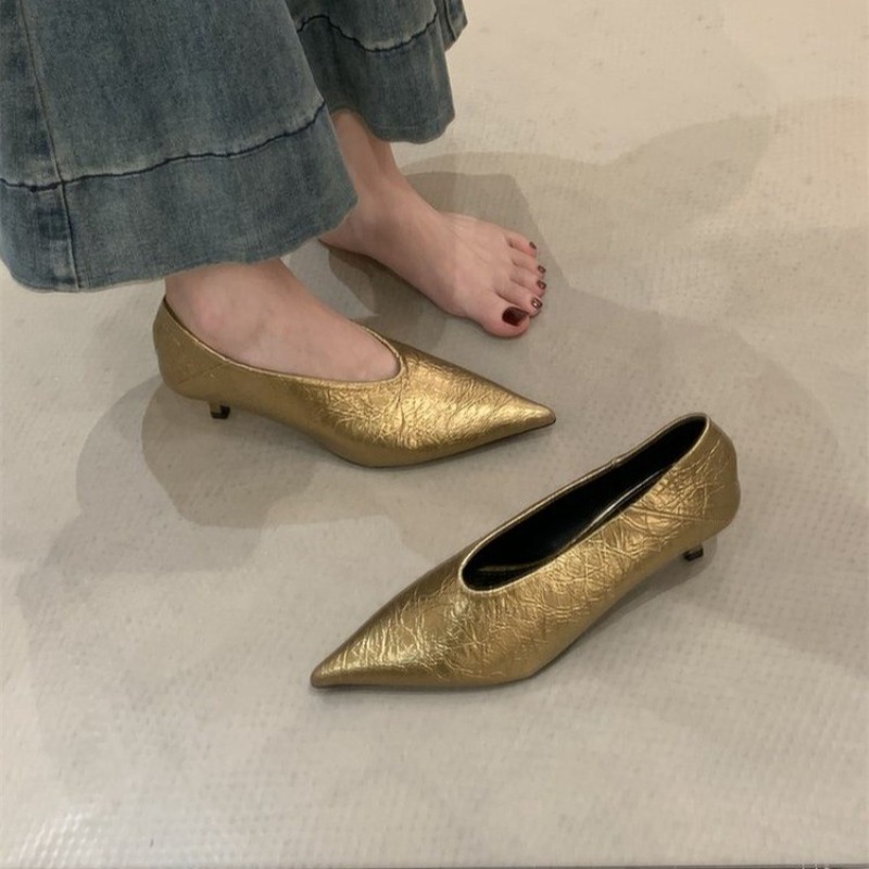 Heels - 2025 خريف جديد ركاب الرياح كعب